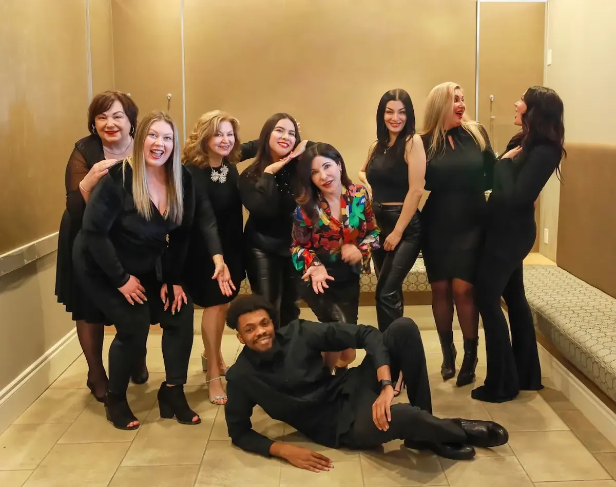 Dominic with the AspireMD team after filming