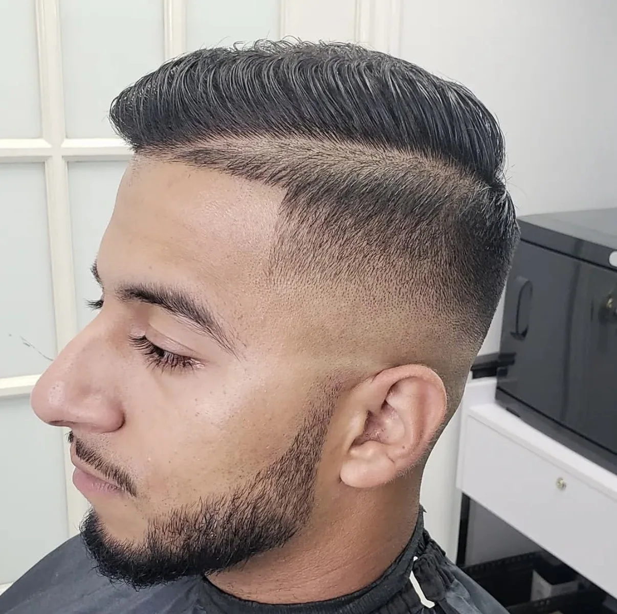 A finished cut from Private Barbershop.